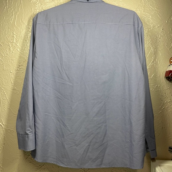 Con.Struct Mens Shirt Slim Fit Moisture Wick Wrinkle Free‎ Quick Dry No Iron 2XL - Picture 5 of 6